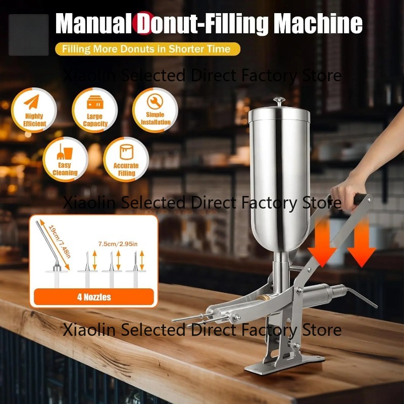 Electric Churro Maker Machine - 5L Manuel Churro Yapma Makinesi, Paslanmaz