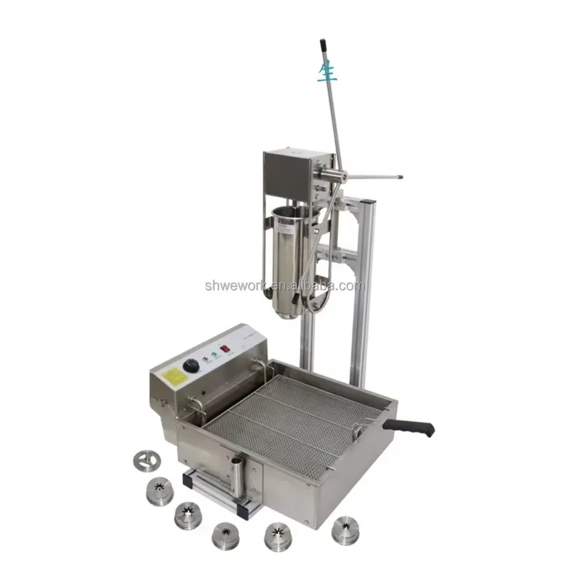 Electric Churro Maker Machine - Ticari Churros Yapıcı Fritözlü Elektrikli Churros