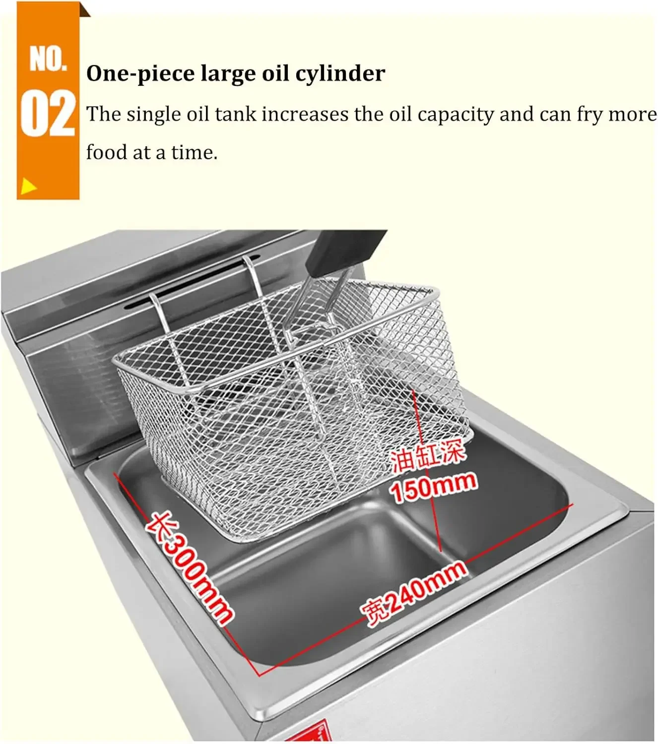 Commercial Gas Deep Fryer Propane - Ticari Gazlı Fritöz Masa Üstü Tek/Çift