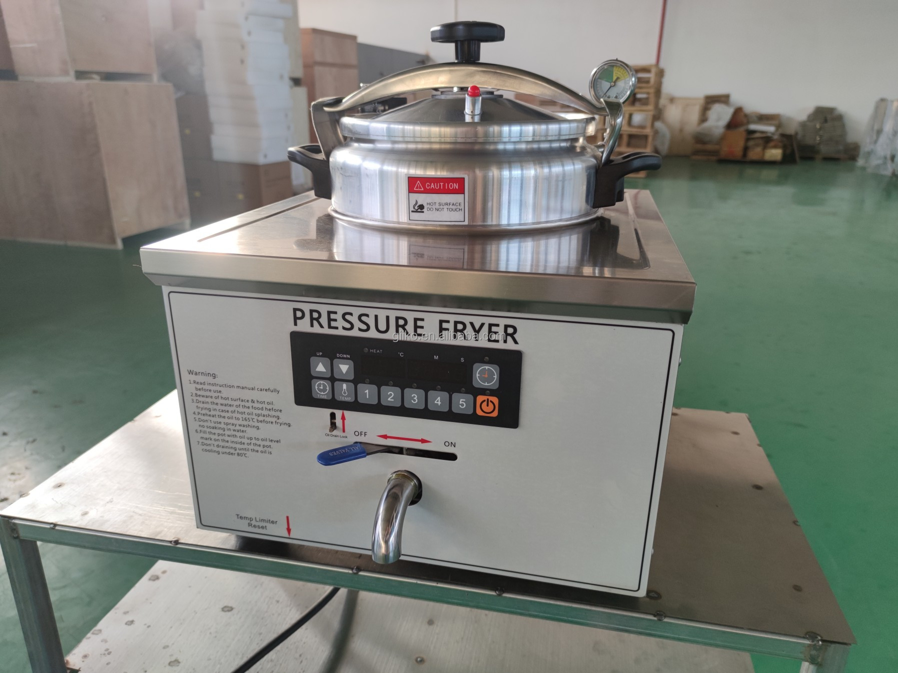 Pressure Fryer Commercial Chicken - Yüksek Basınçlı Kızarmış Tavuk Ticari Elektrikli