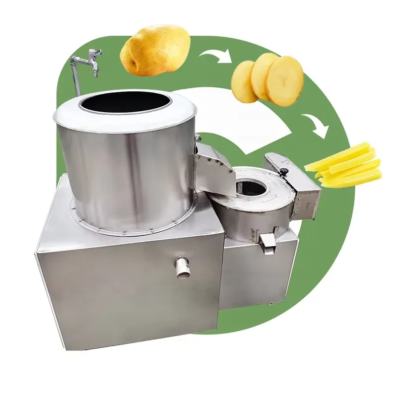 Commercial Potato Peeler Machine - Elektrikli Ticari Endüstriyel Patates Cipsi Yıkama