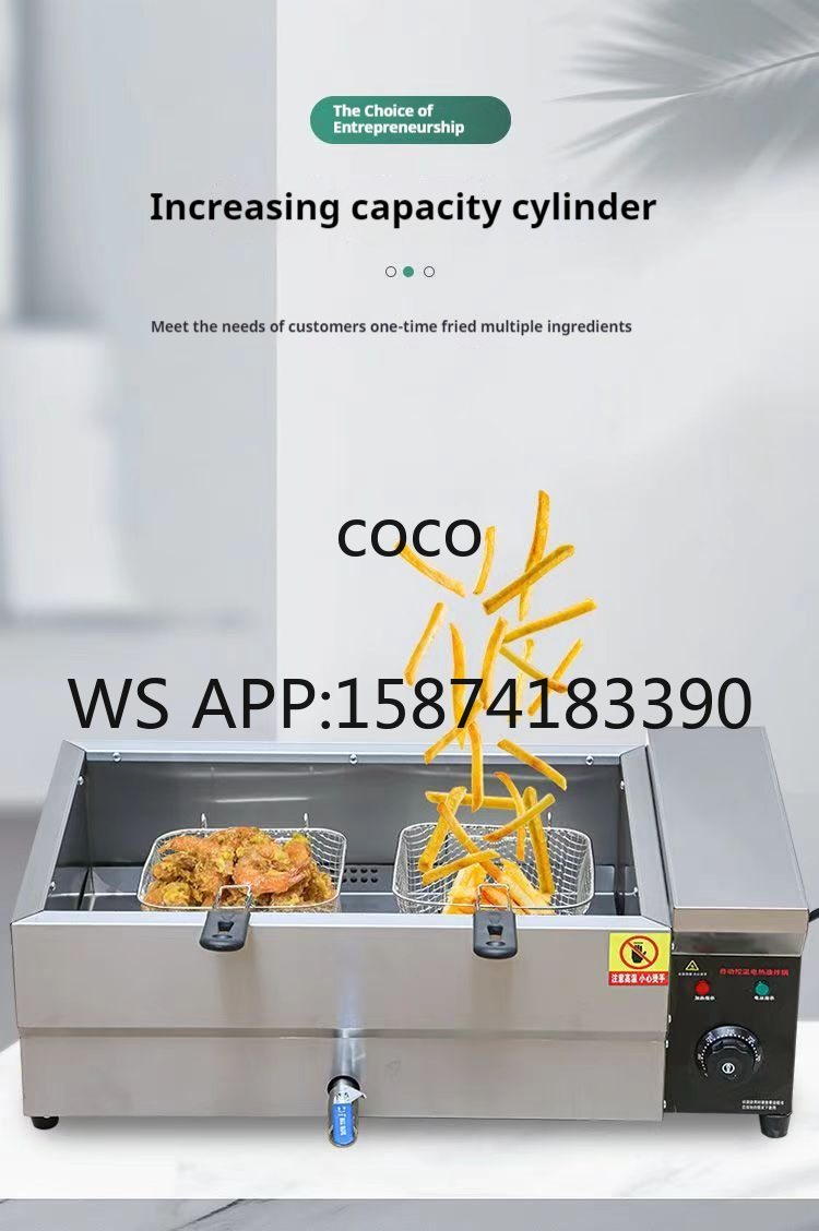 Commercial Donut Fryer Electric - Profesyonel Endüstriyel Tavuk ve Donut Fritözü