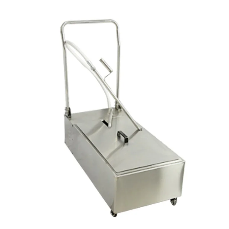 Fryer Oil Filtration Machine - 48 Litrelik Yağ Filtrasyon Arabası, Paslanmaz