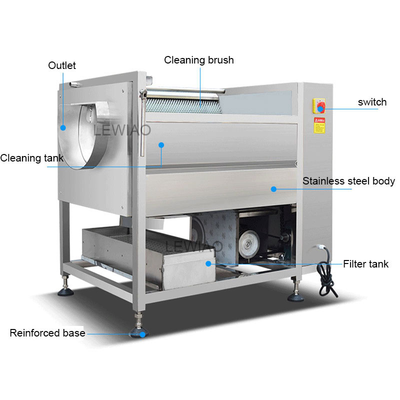 Commercial Potato Peeler Machine - Ticari Kök Sebze Meyve Zencefil Patates