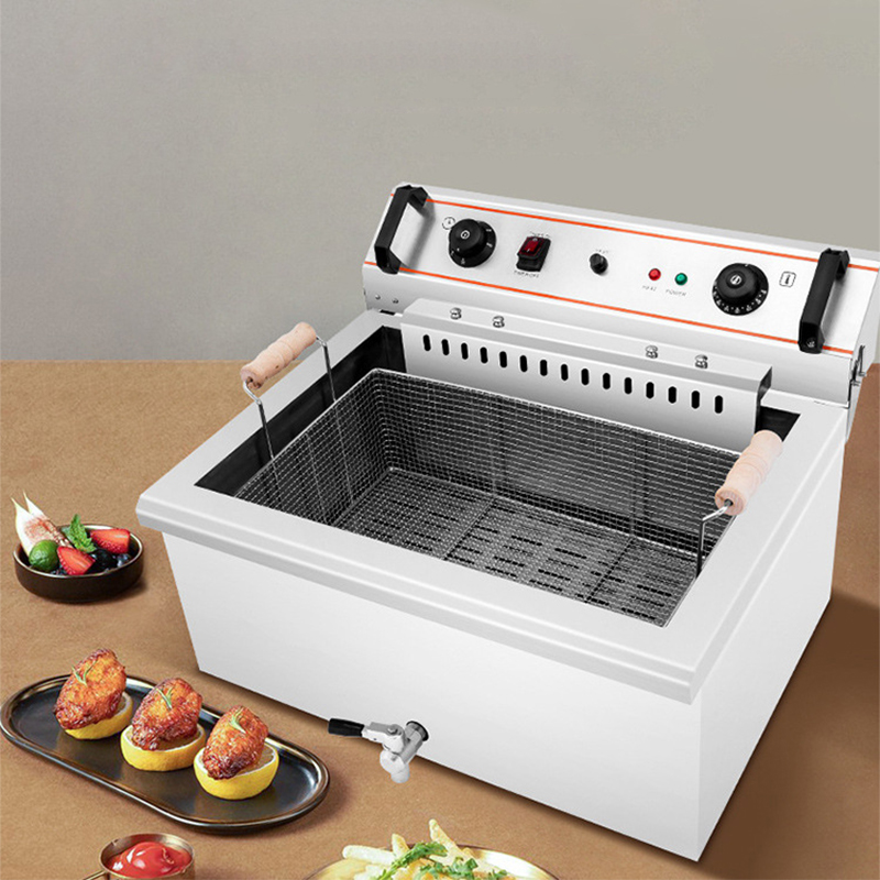 Electric Fryer Commercial 20L - 20L/30L Elektrikli Fritöz, Patates Kızartması, Tavuk