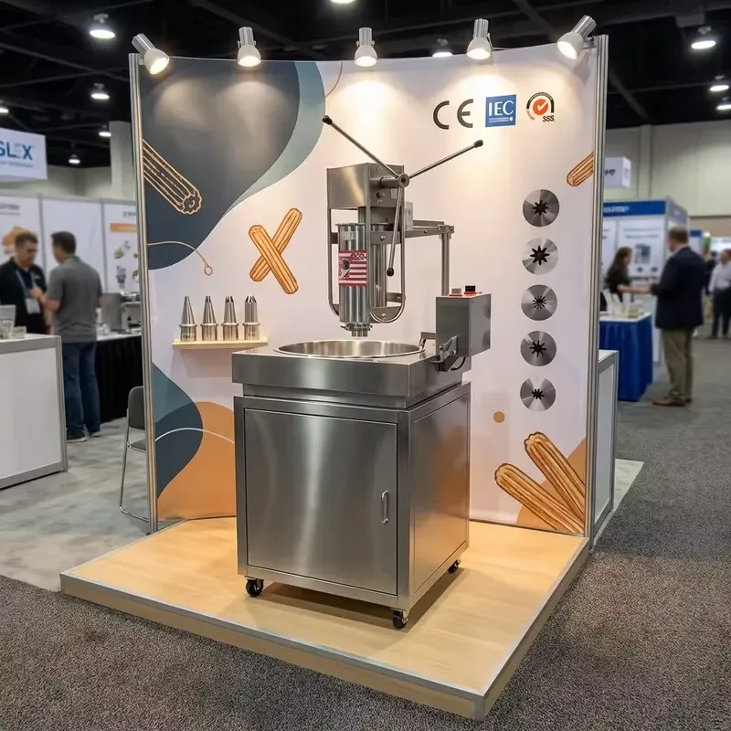 Electric Churro Maker Machine - 30L Elektrikli Churro Makinesi Profesyonel İspanyol