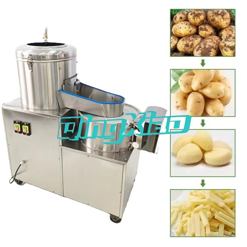 Commercial Potato Peeler Machine - Ticari Patates Taro Soyma Yıkama Dilimleme