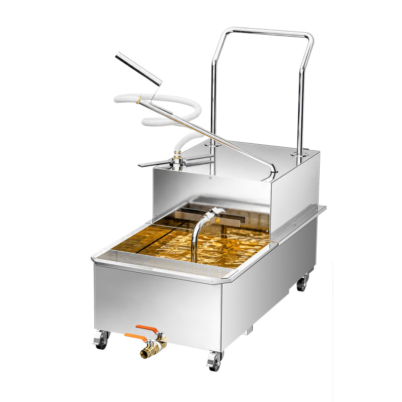 Fryer Oil Filtration Machine - Ticari Fritöz Yağ Filtre Makinesi 48L