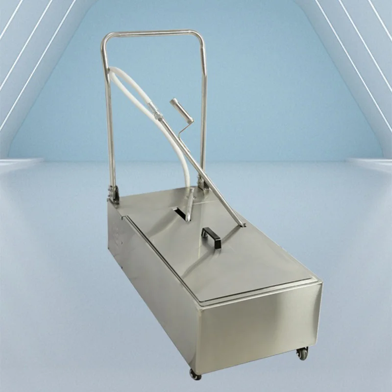 Fryer Oil Filtration Machine - 48 Litrelik Yağ Filtrasyon Arabası, Paslanmaz