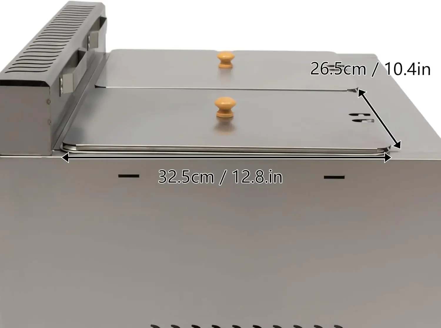 Commercial Gas Deep Fryer Propane - Ticari Tezgah Üstü Fritöz, İki Brülörlü,