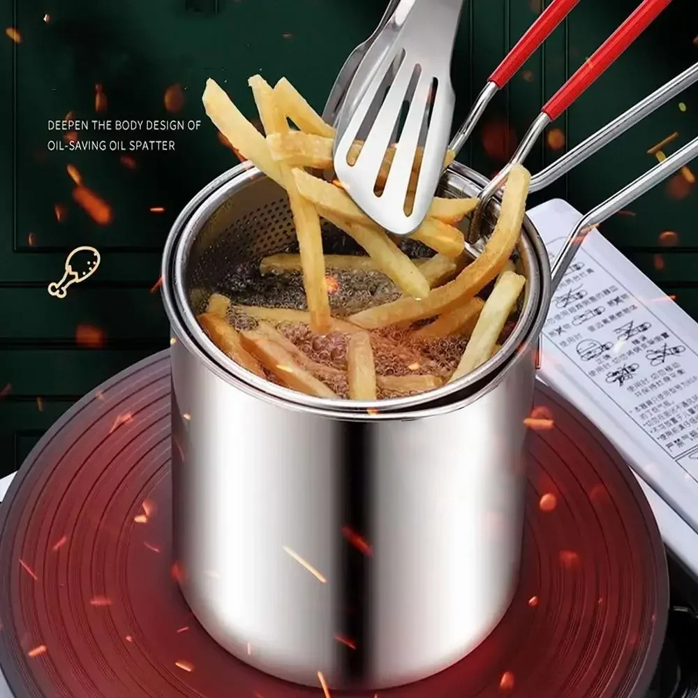 Fryer Basket Commercial Stainless - Paslanmaz Çelik Fritöz, Sepetli, Çok Amaçlı