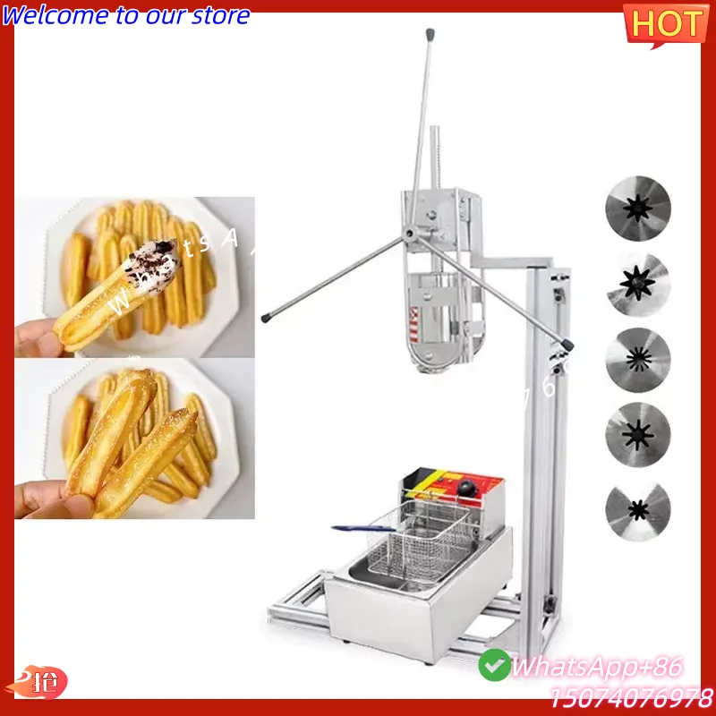 Electric Churro Maker Machine - 2026 Fabrika Tedarikli Manuel Paslanmaz Çelik