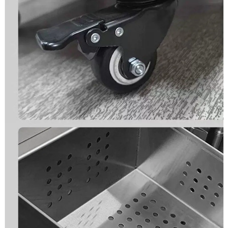 Fryer Oil Filtration Machine - Ticari Mobil Paslanmaz Çelik Yağ Filtreleme
