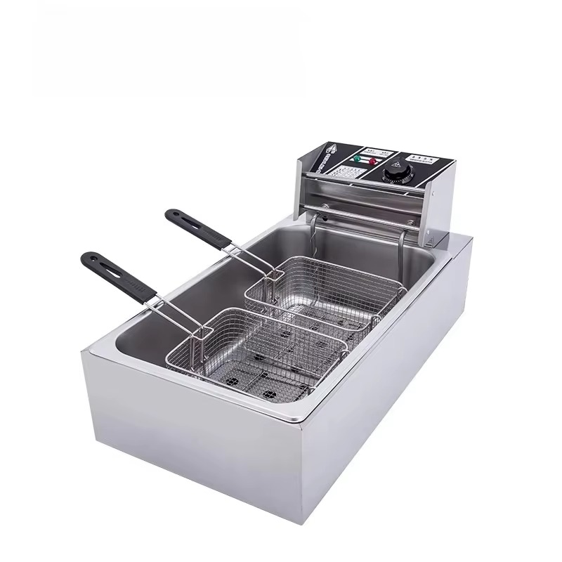 Fryer Basket Commercial Stainless - 12L Elektrikli Ticari Fritöz 3KW 220V