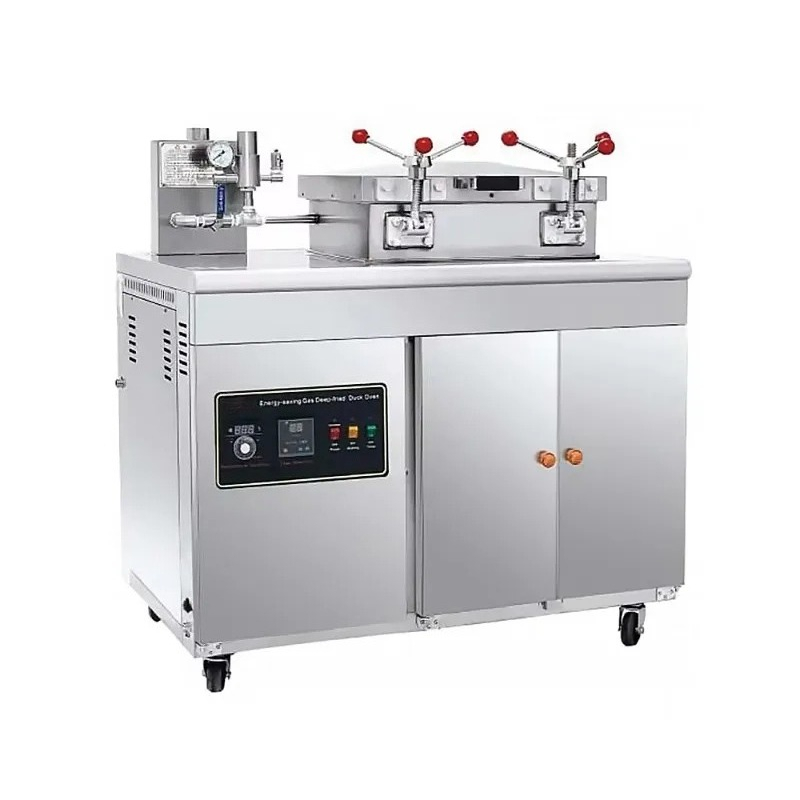 Electric Fryer Commercial 20L - 20L + 20L tanklı, otomatik sıcaklık