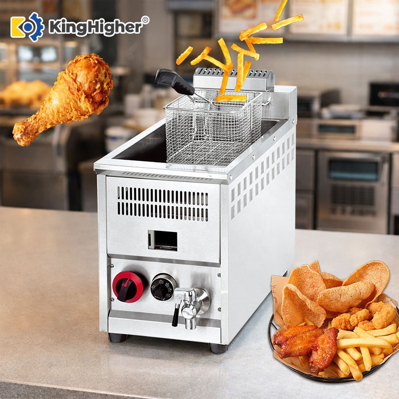 Commercial Gas Deep Fryer Propane - 16 Litrelik Ticari Gazlı Derin Kızartma