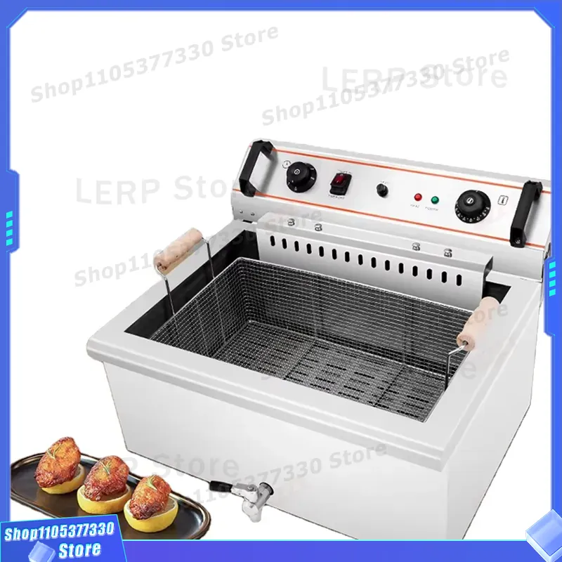 Countertop Deep Fryer With Timer - Ticari Elektrikli Derin Fritöz 30L Tezgah