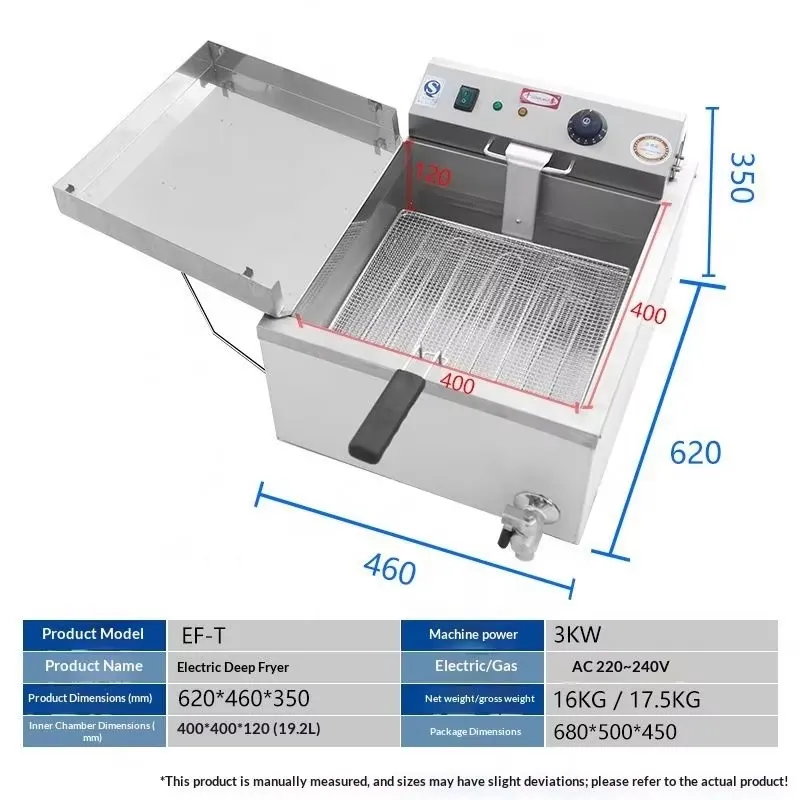 SFW Sertifikalı EF-T Elektrikl - Commercial Donut Fryer Electric incelemesi ve fiyatı