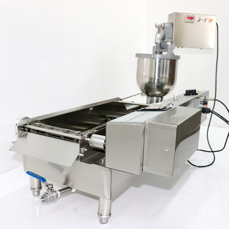 220V Ticari çift sıralı elektr - Commercial Donut Fryer Electric incelemesi ve fiyatı
