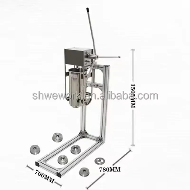 Ticari Churros Yapıcı Fritözlü - Electric Churro Maker Machine incelemesi ve fiyatı