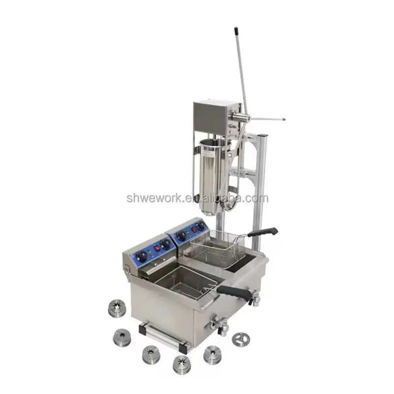 Ticari Churros Yapıcı Fritözlü - Electric Churro Maker Machine incelemesi ve fiyatı