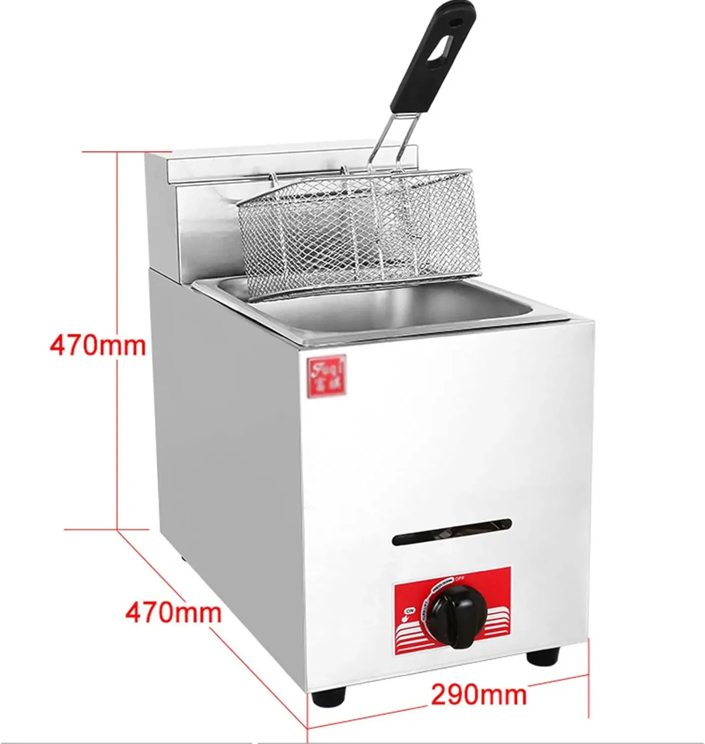 Ticari Gazlı Fritöz Masa Üstü  - Commercial Gas Deep Fryer Propane incelemesi ve fiyatı