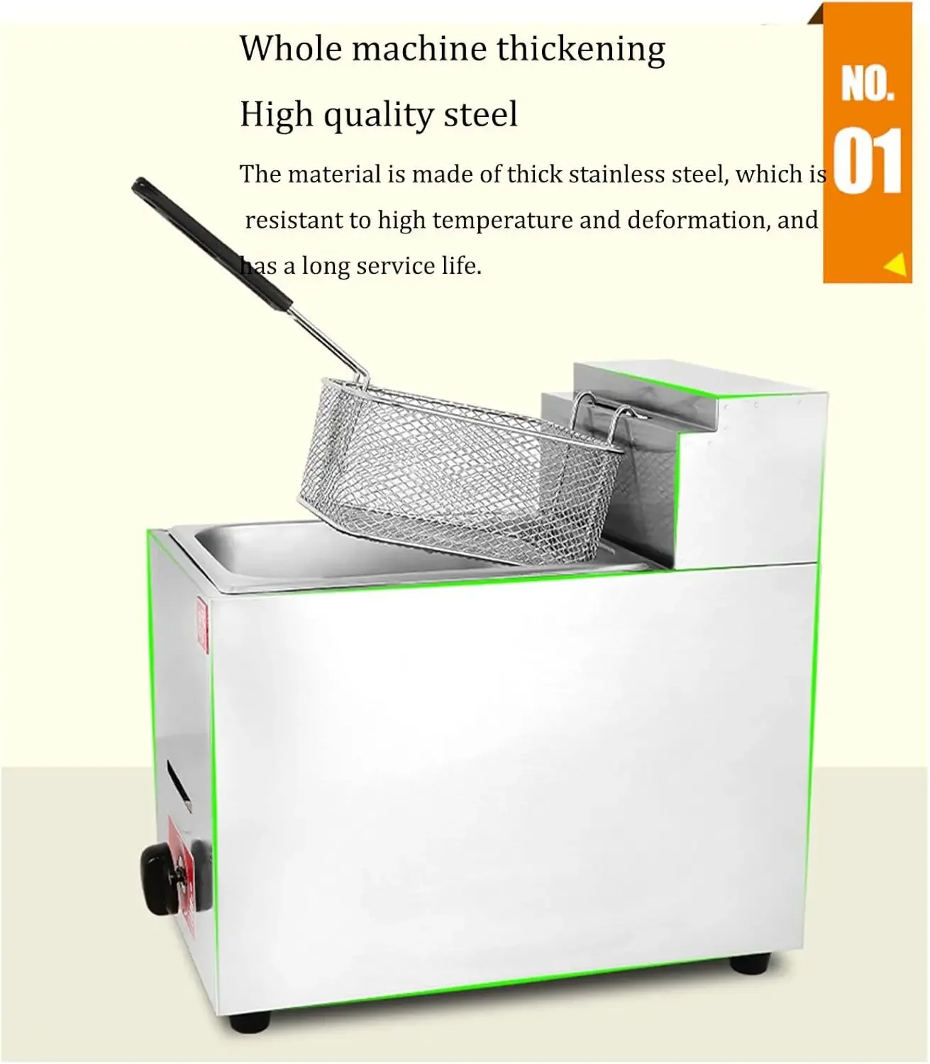 Ticari Gazlı Fritöz Masa Üstü  - Commercial Gas Deep Fryer Propane incelemesi ve fiyatı