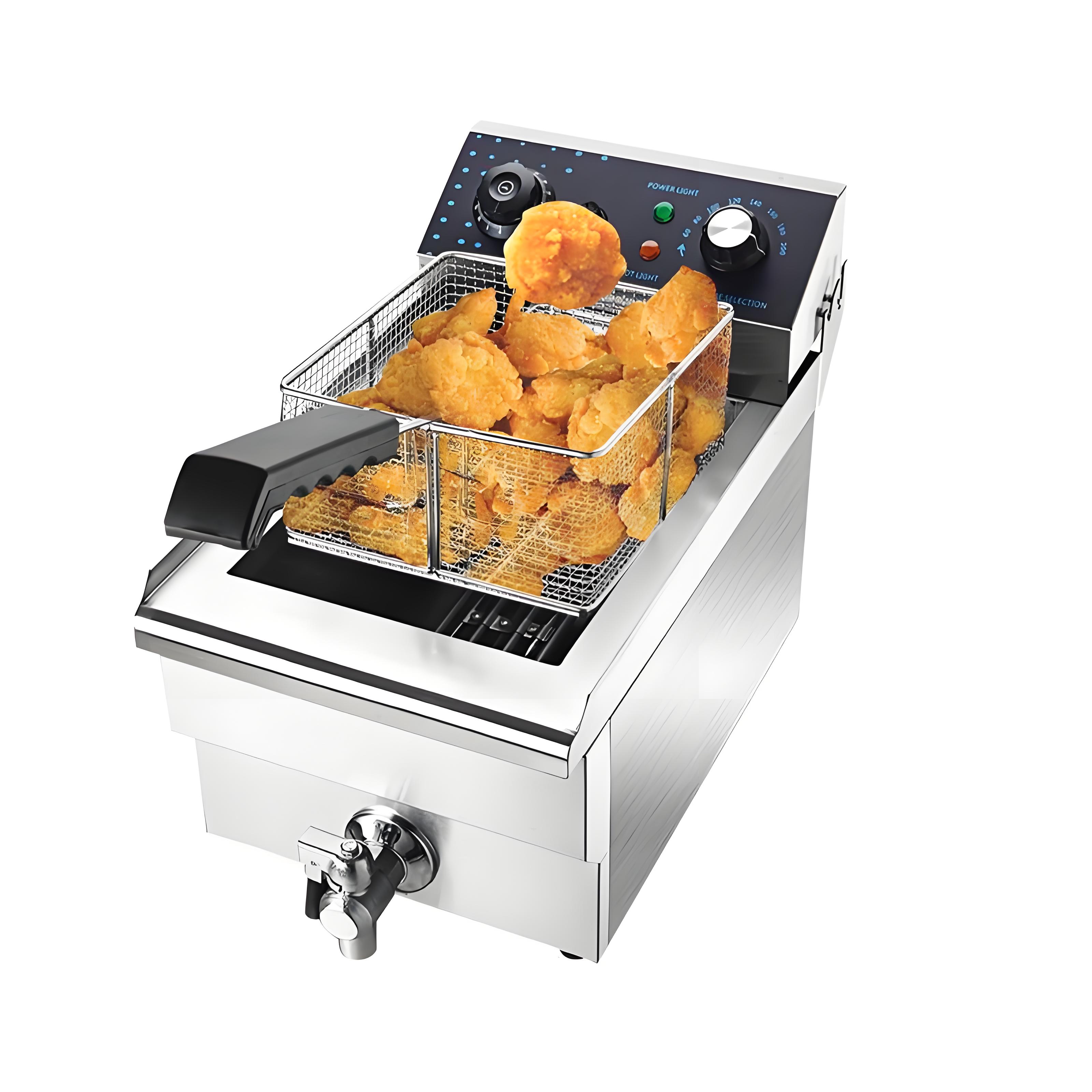 220V 10L Paslanmaz Çelik Elekt - Countertop Deep Fryer With Timer incelemesi ve fiyatı