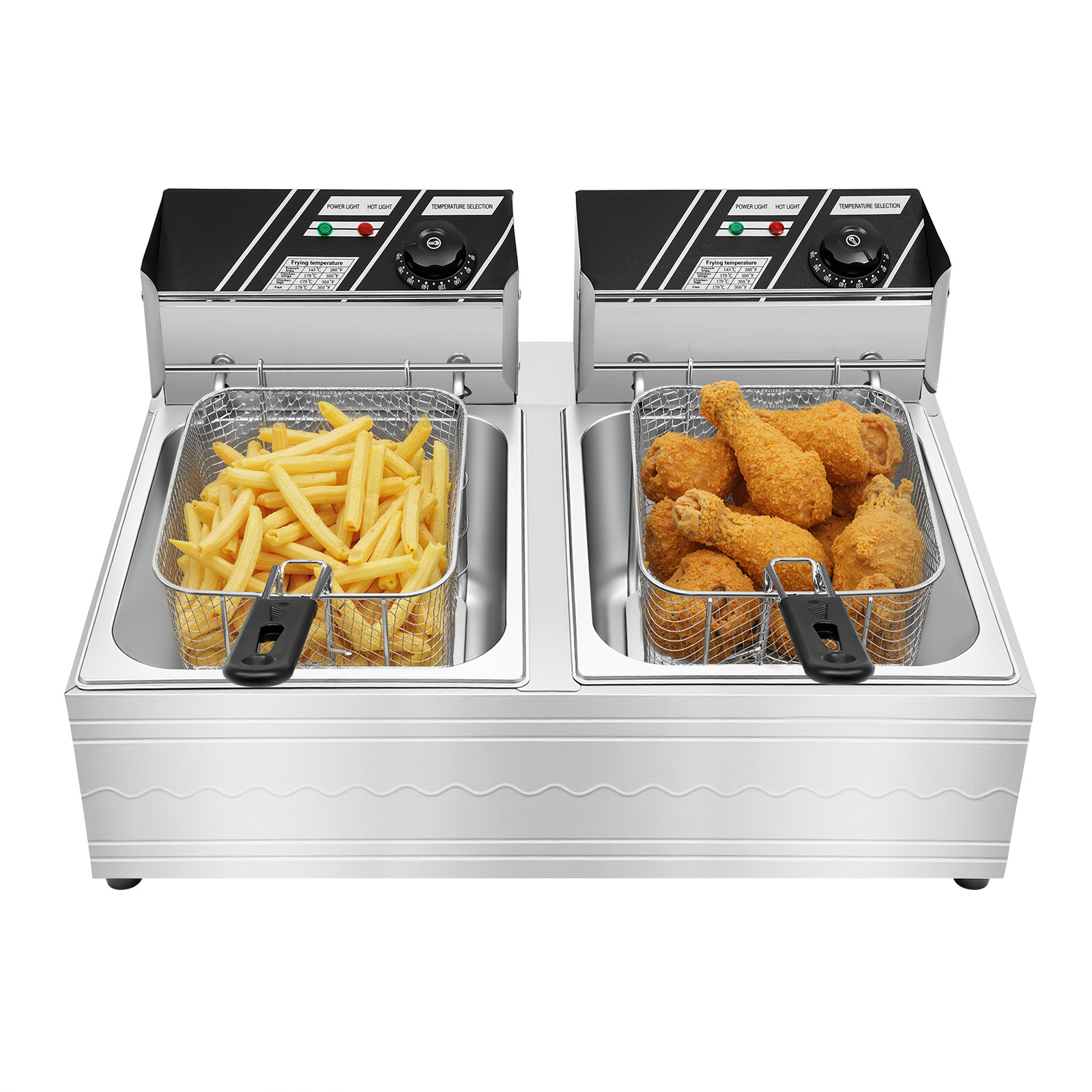 Çift Hazneli Elektrikli Derin  - Fryer Basket Commercial Stainless incelemesi ve fiyatı
