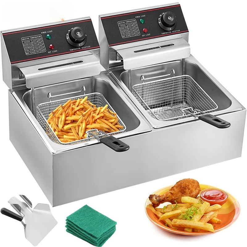 Elektrikli Fritözler Çift Tank - Commercial French Fry Cutter incelemesi ve fiyatı