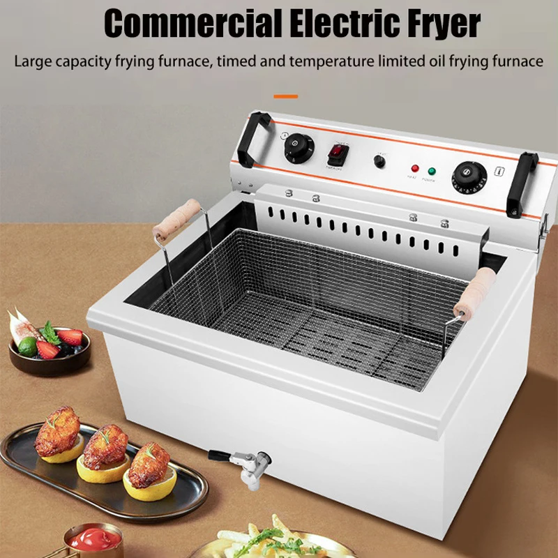 Ticari Elektrikli Fritöz 20L T - Electric Fryer Commercial 20L incelemesi ve fiyatı