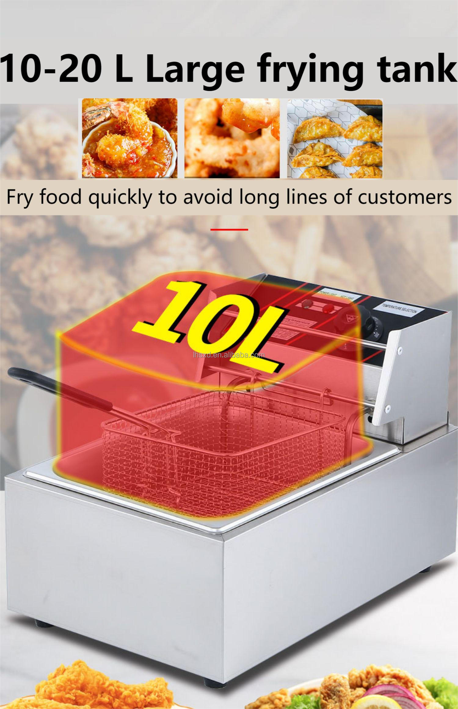 Evde Kullanım İçin Ticari 20L  - Electric Fryer Commercial 20L incelemesi ve fiyatı