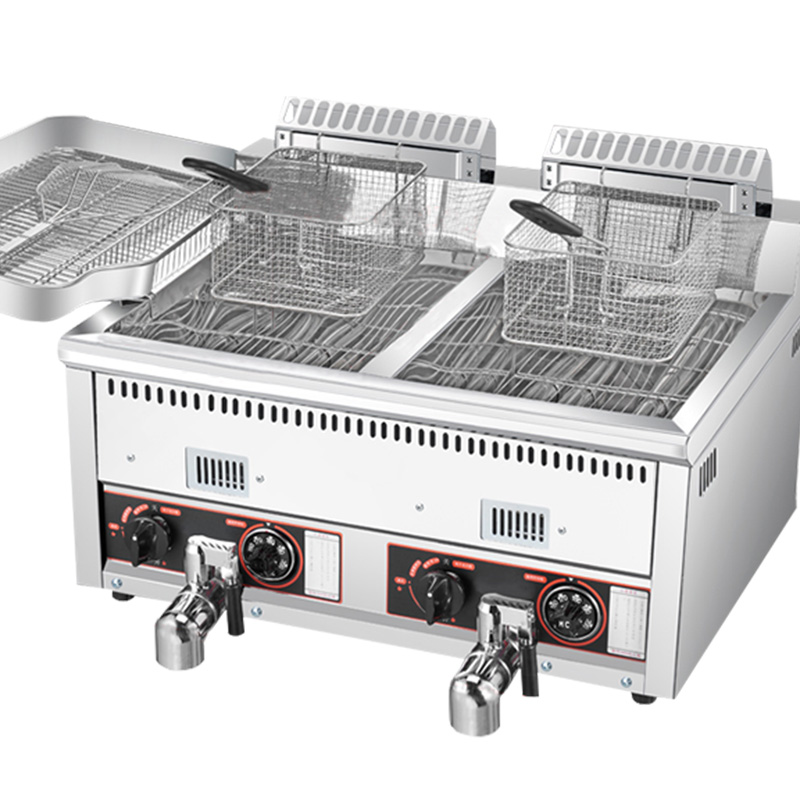 12L+12L Çok Satan Patates Cips - Commercial Gas Deep Fryer Propane incelemesi ve fiyatı