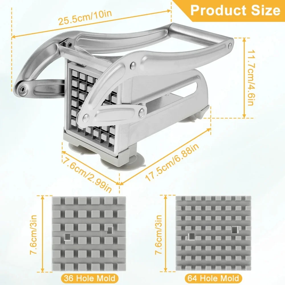 Paslanmaz Çelikten Yapılmış, E - Commercial French Fry Cutter incelemesi ve fiyatı