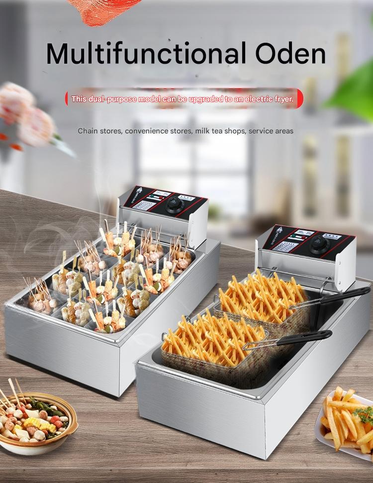Ağır Hizmet Tipi Elektrikli Fr - Commercial Deep Fryer Double Tank 12L incelemesi ve fiyatı