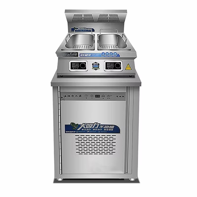 Yüksek kaliteli 20L 2 kutu 2 s - Electric Fryer Commercial 20L incelemesi ve fiyatı