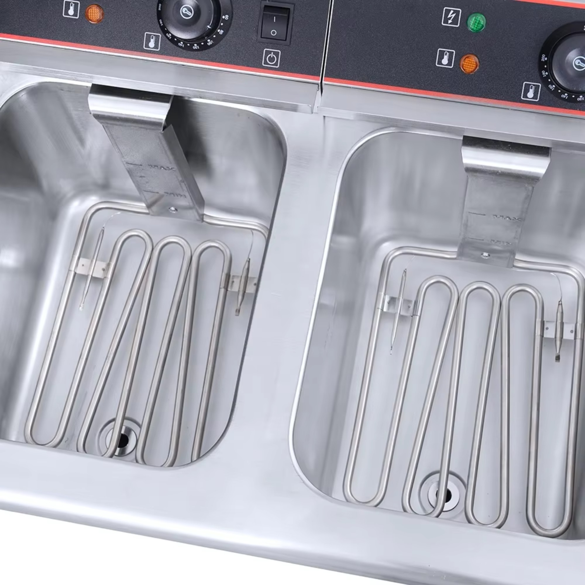 Sıcak Fırsat Fiyatı Paslanmaz  - Commercial Deep Fryer Double Tank 12L incelemesi ve fiyatı
