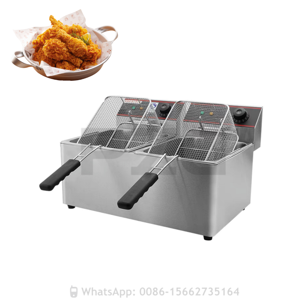 11L+11L Ticari Paslanmaz Çelik - Countertop Deep Fryer With Timer incelemesi ve fiyatı