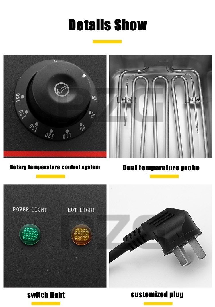 11L+11L Ticari Paslanmaz Çelik - Countertop Deep Fryer With Timer incelemesi ve fiyatı