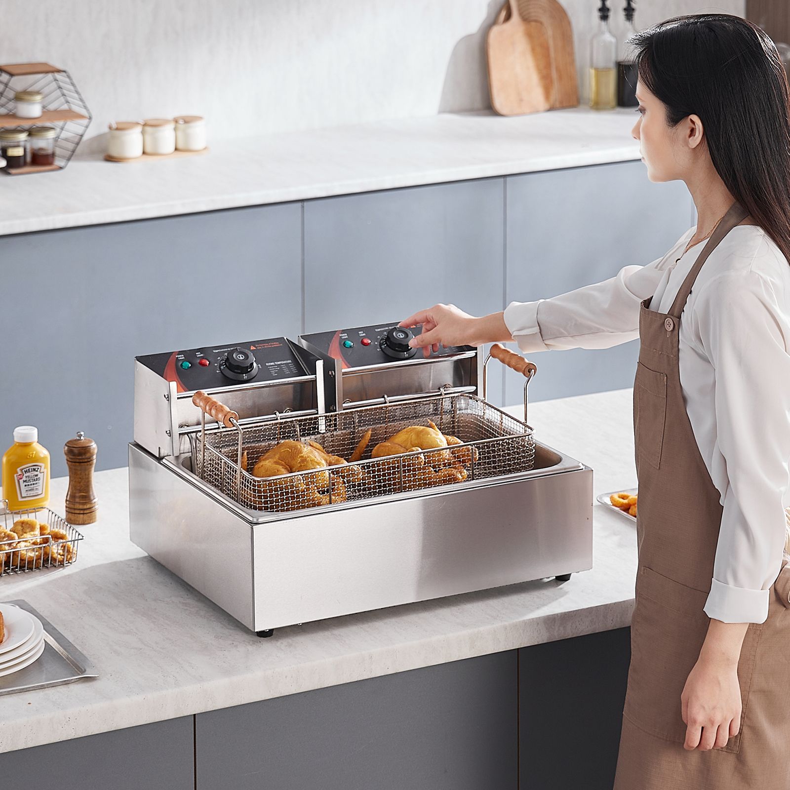 Ticari Kullanıma Uygun Derin F - Fryer Basket Commercial Stainless incelemesi ve fiyatı
