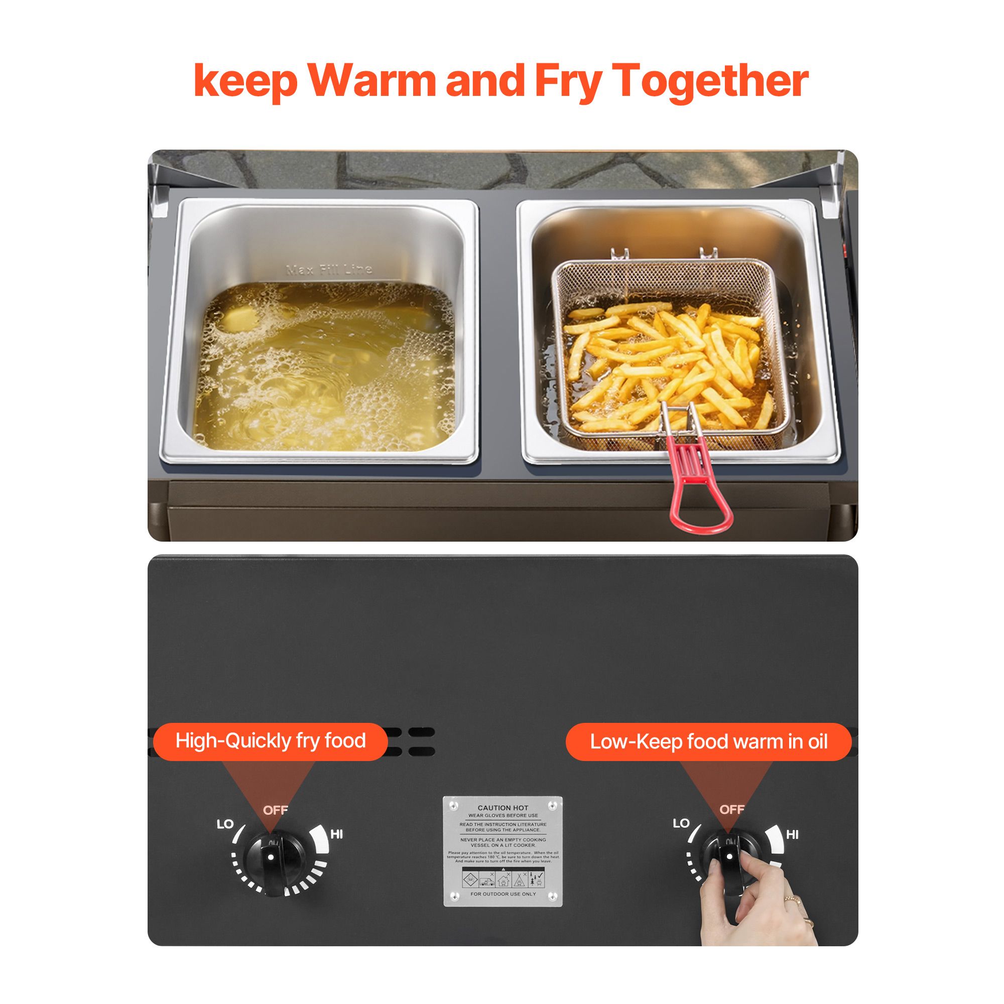 Dış Mekan Propanlı Fritöz, Çif - Commercial Gas Deep Fryer Propane incelemesi ve fiyatı