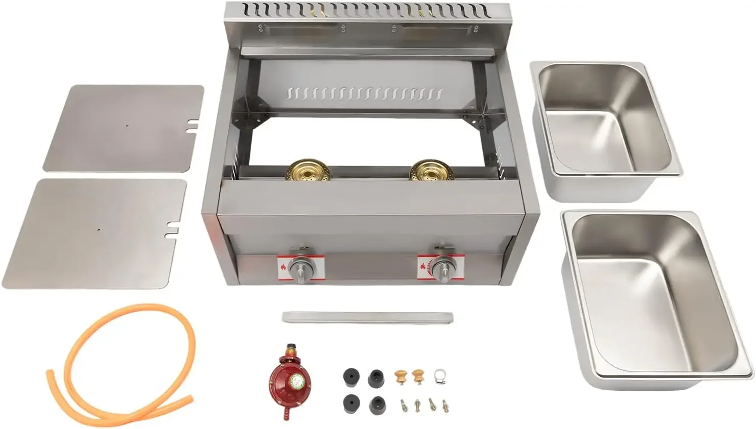 Ticari Tezgah Üstü Fritöz, İki - Commercial Gas Deep Fryer Propane incelemesi ve fiyatı