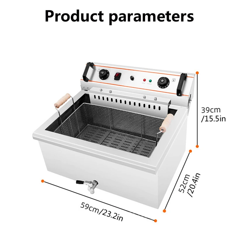 Elektrikli Fritöz Tek Tanklı F - Countertop Deep Fryer With Timer incelemesi ve fiyatı