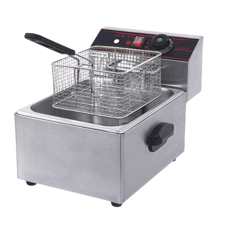 CE Sertifikalı 6L 8L 12L 16L Ç - Commercial Deep Fryer Double Tank 12L incelemesi ve fiyatı