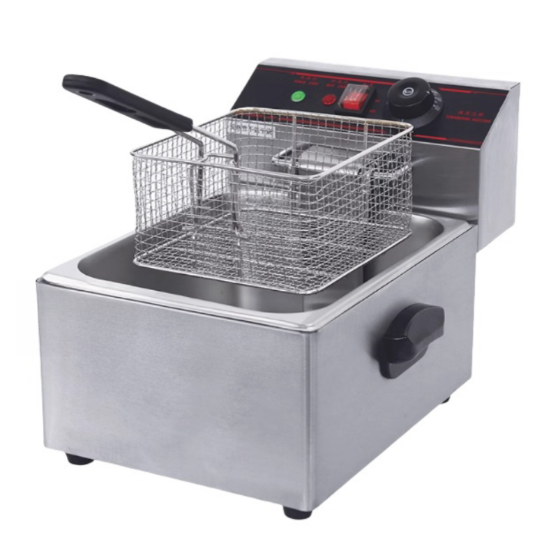 CE Sertifikalı 6L 8L 12L 16L Ç - Commercial Deep Fryer Double Tank 12L incelemesi ve fiyatı