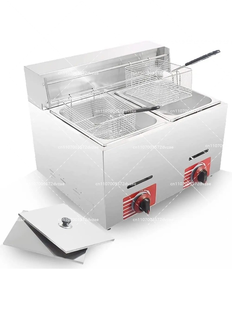 8L Sepetli ve Kapaklı Ticari G - Commercial Gas Deep Fryer Propane incelemesi ve fiyatı