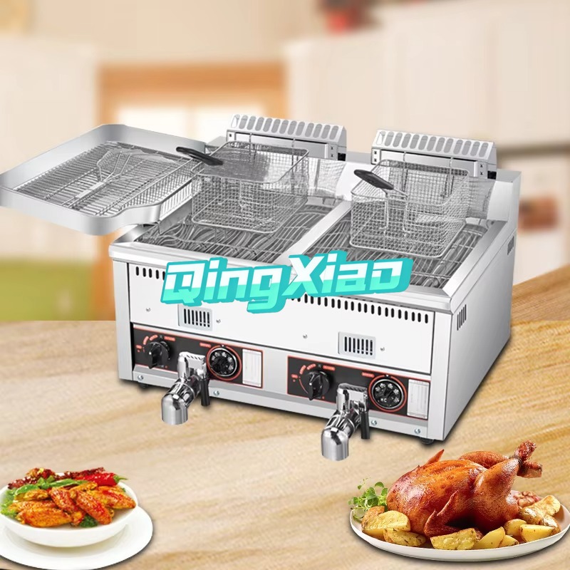 12L+12L Çok Satan Patates Cips - Commercial Gas Deep Fryer Propane incelemesi ve fiyatı