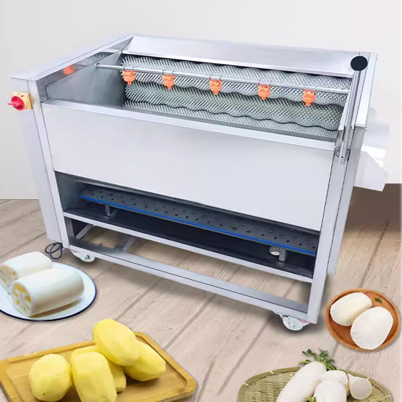 Ticari Fırça Rulolu Sebze Yıka - Commercial Potato Peeler Machine incelemesi ve fiyatı