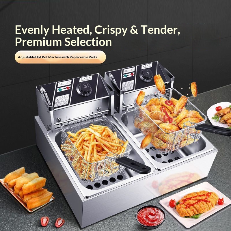 10L/20L/22L Ultra Kalın Paslan - Electric Fryer Commercial 20L incelemesi ve fiyatı