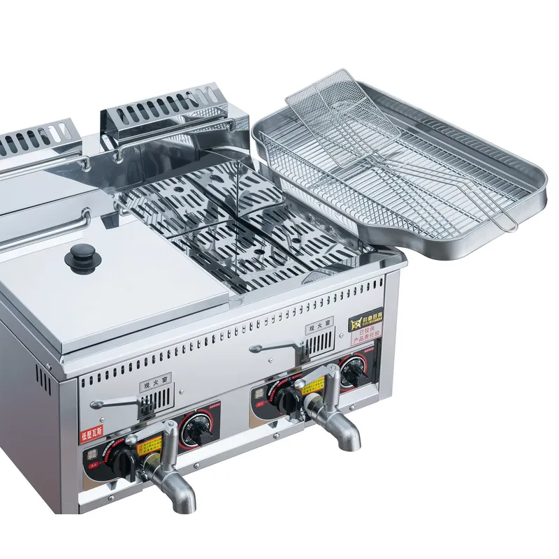 12 Litrelik, Çift Hazneli, Pas - Commercial Deep Fryer Double Tank 12L incelemesi ve fiyatı